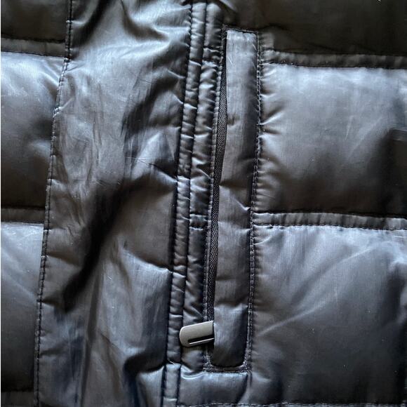 T Tech By Tumi Feather Down Puffer Jacket Coat Zip Up Outdoor Black Mens Medium - Picture 7 of 11